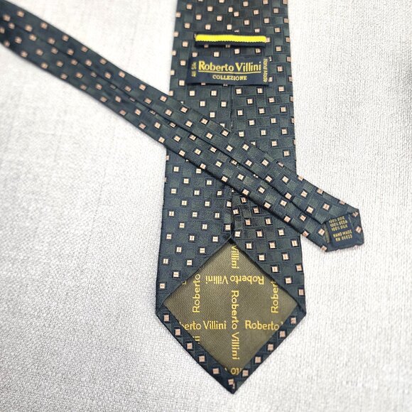 Designer Men's Ties 100% Silk Dark Colors Lot of 6 - Picture 10 of 14